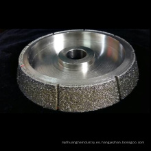 El nivel superior de la rueda abrasiva de la taza abrasiva de las ruedas del perfil del cnc del diamante de la mejor calidad vendedora para la piedra